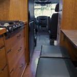 Sprinter RV conversion by Allen Sutter, looking towards the front Sprinter RV conversion by Allen Sutter, looking towards the front