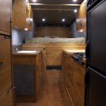 Sprinter DIY conversion by Allen Sutter, looking towards the rear Sprinter DIY conversion by Allen Sutter, looking towards the rear